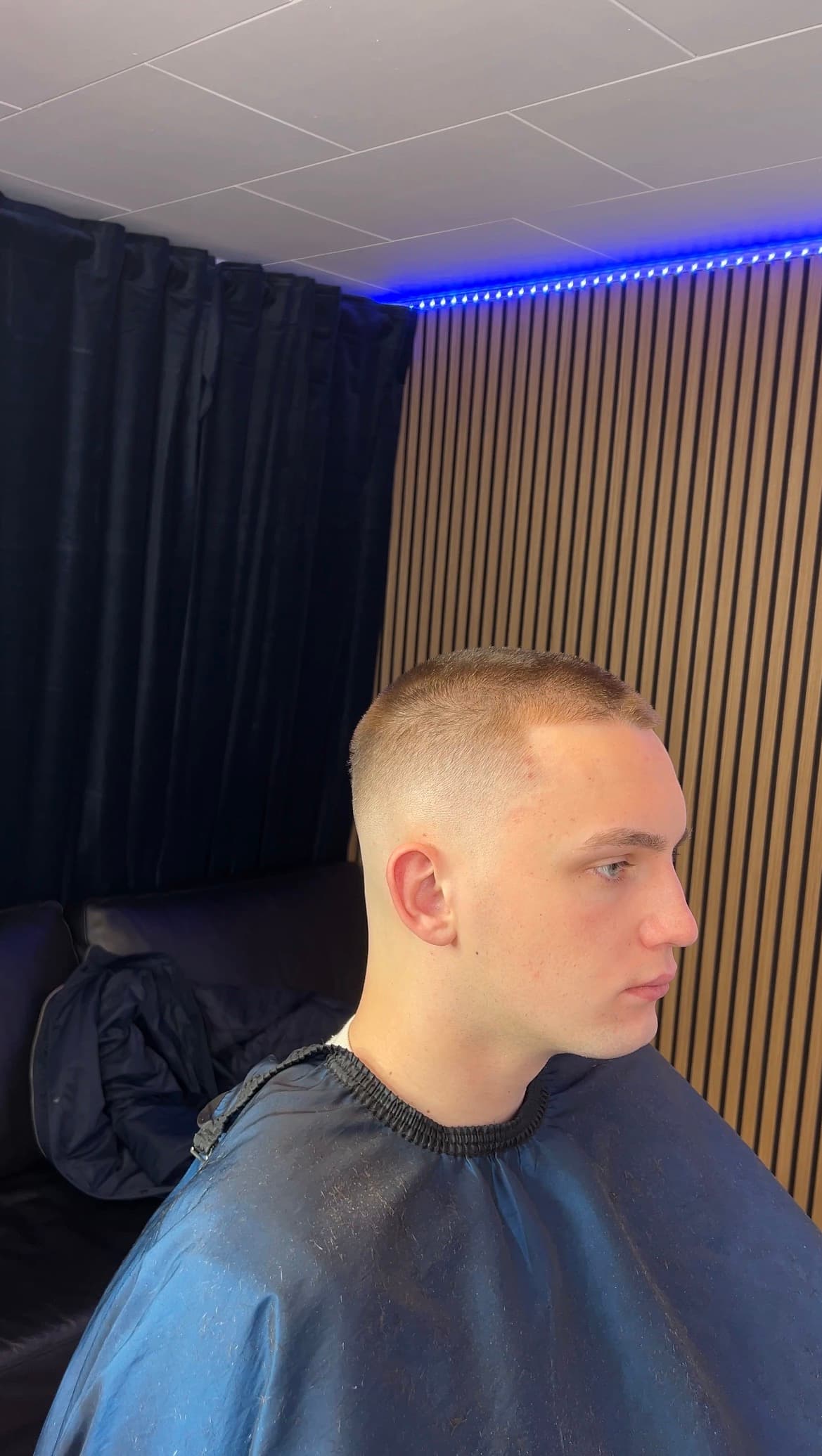 Buzz cut styling