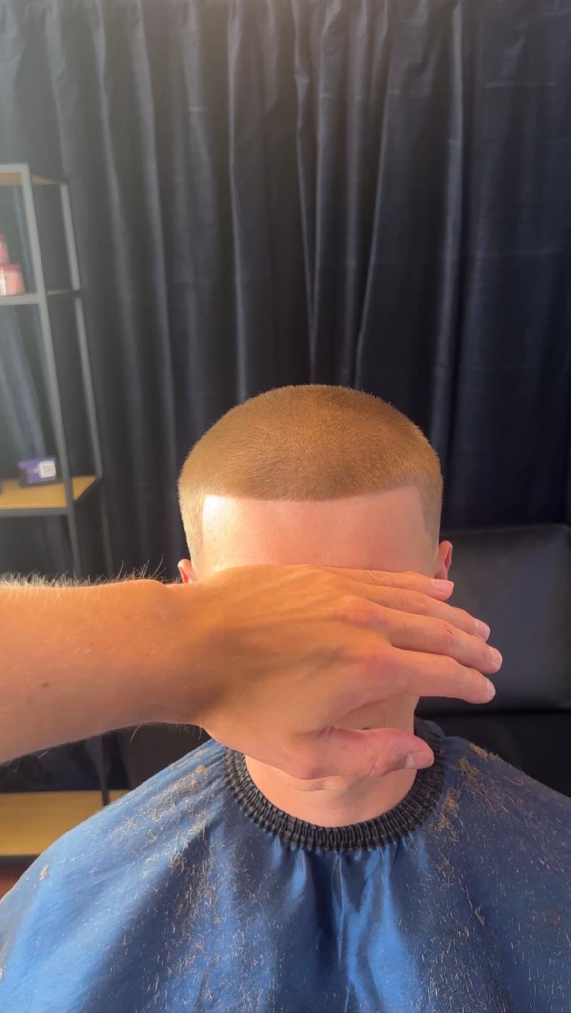 Buzz cut klipning detalje